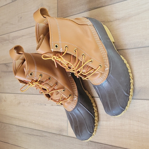 L.L. Bean Bean Duck Boots Size 8 - Picture 1 of 5